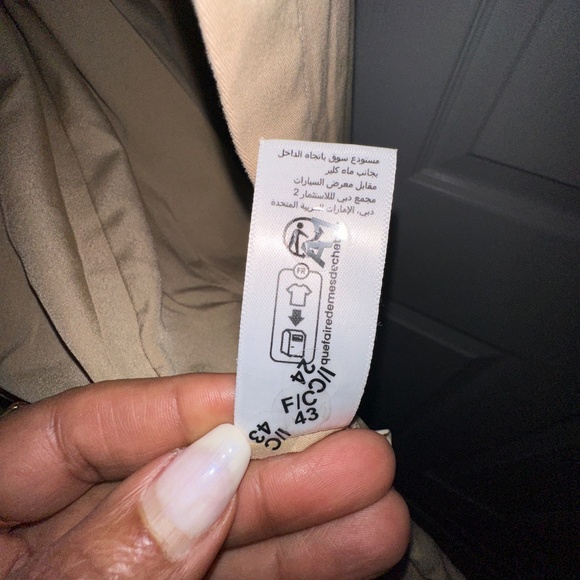 Amazon The Drop Women's Tan Convertible Trench Utility Coat by Takkunda Large - Picture 7 of 9